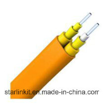 Single Mode Duplex Flat Tight Buffered LSZH Indoor Fiber Cable